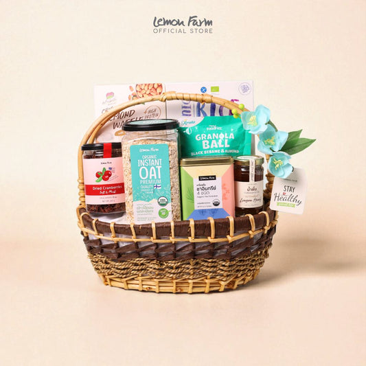 กระเช้าสุขภาพ (M) กระเช้าทรงรี