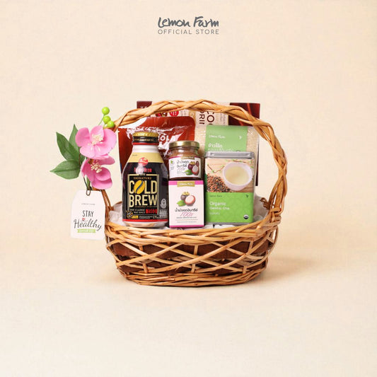 กระเช้าสุขภาพ (S) กระเช้าทรงรี