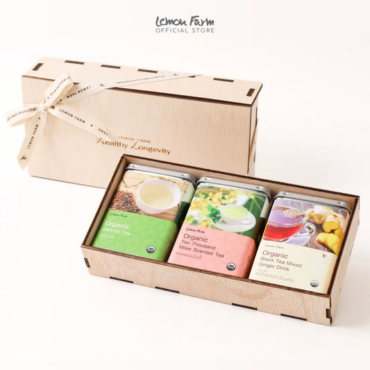 ชุดชาเบลนด์ Organic 3 ชนิด (รวม 18 ซอง)