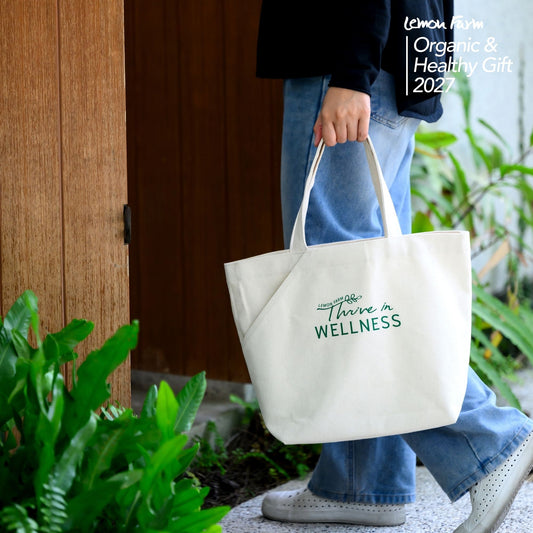 ของขวัญสุขภาพ กระเป๋า Canvas Wellness Tote (M) B10