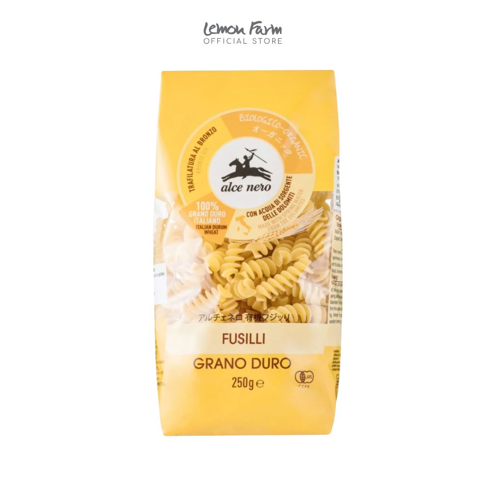 เส้นพาสต้ารูปเกลียว ฟูซิลลี่ Organic 250 g