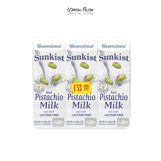 นมพิสทาชิโอรสไม่หวาน 180 ml x 3 กล่อง