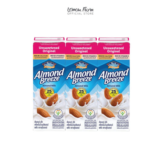 นมอัลมอนด์ รสจืด 180 ml x 3 กล่อง