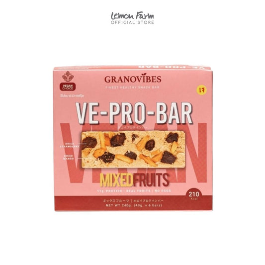 เวย์โปรบาร์สูตรมิ๊กซ์ฟรุ๊ต 40 g x 6 ซอง