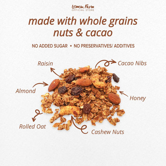 กราโนล่าช็อกโกแลตมิกซ์นัท 40g x 3 ซอง