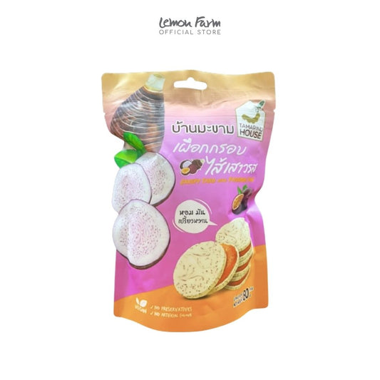 เผือกกรอบไส้เสาวรส 80g