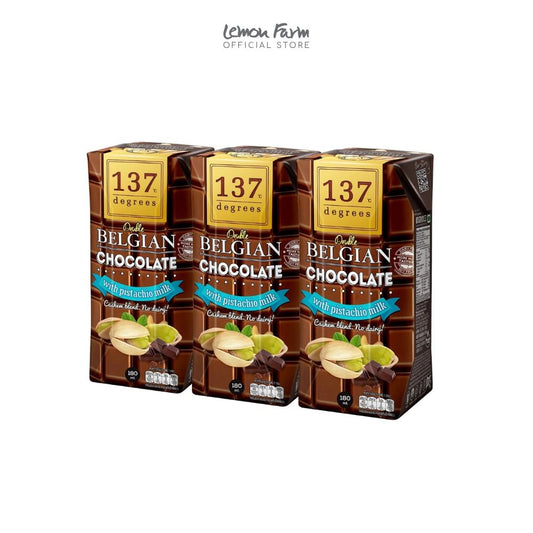 นมพิสตาชิโอสูตรดับเบิ้ลช็อคโกแลต 180 ml x 3 กล่อง