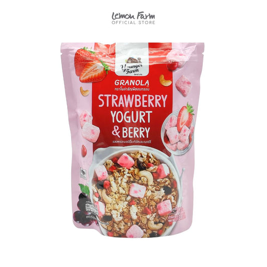 กราโนล่า รสสตรอเบอร์รี่โยเกิร์ตและเบอร์รี่ 200 g