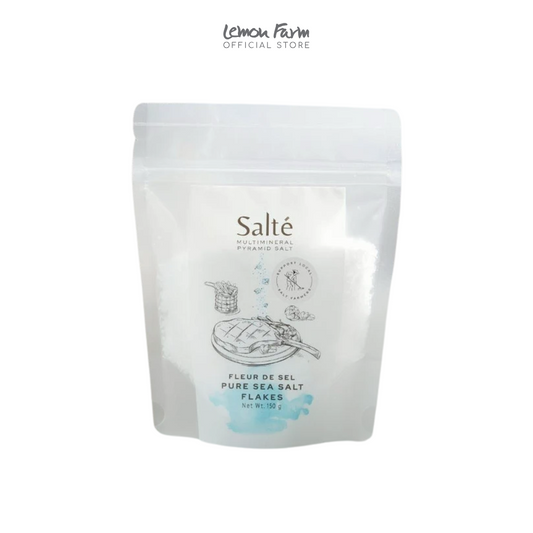 เกลือทะเลบริสุทธิ์แบบเกล็ด 150g