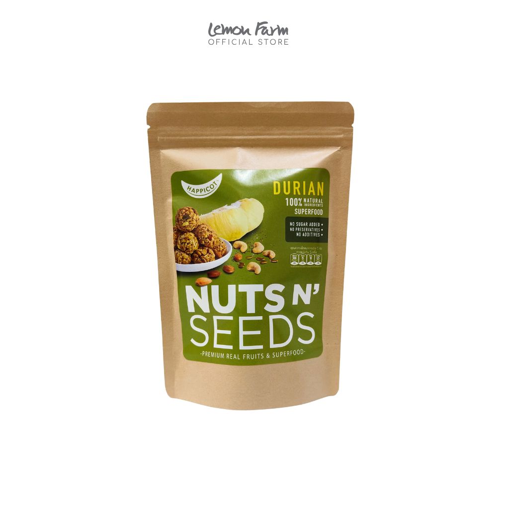 ขนมธัญพืชอบผสมผลไม้ รสทุเรียน 65g