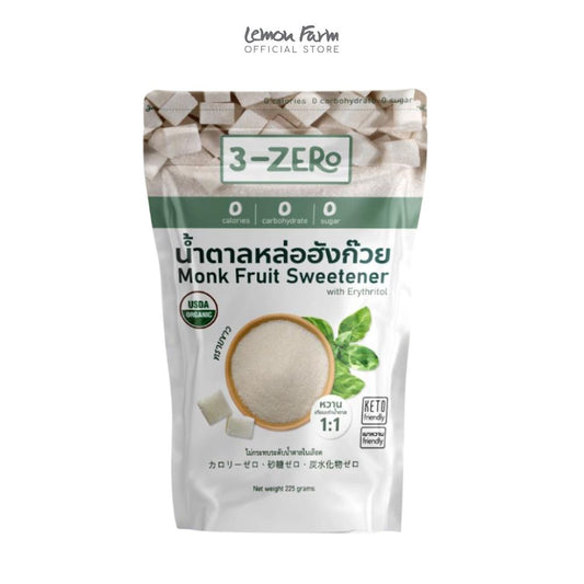 น้ำตาลหล่อฮังก๊วยทรายขาว Organic 225 g