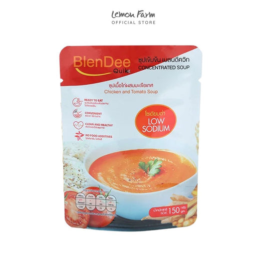 ซุปเนื้อไก่ผสมมะเขือเทศ โซเดียมต่ำ 150 g