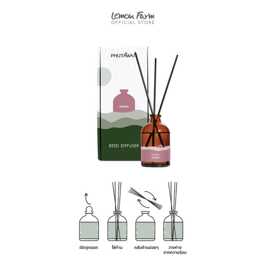 ก้านไม้หอมกลิ่นซากุระ 100 ml.