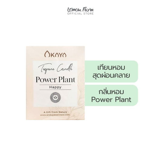 เทียนหอม Cannabis Scented Candle กลิ่น Power Plant 100 g