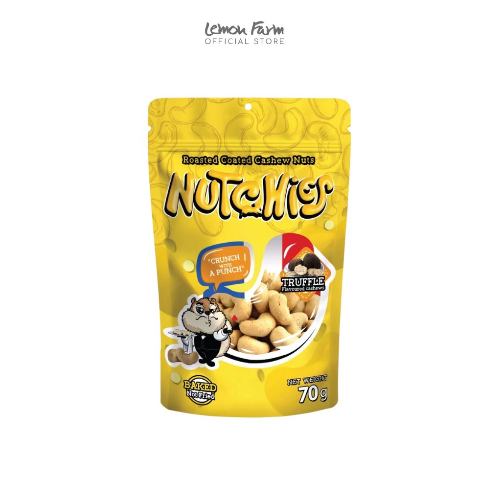 เมล็ดมะม่วงหิมพานต์อบกรอบรสเห็ดทรัฟเฟิ้ล 70g