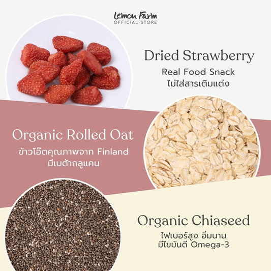 Strawberry Overnight Oat Set