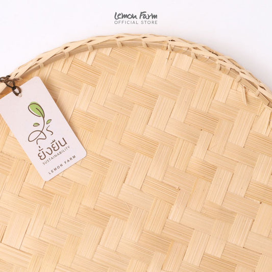 ถาดกลมทรงแบน M Eco-living 25 cm