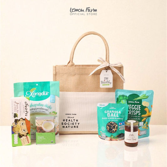ชุดของขวัญ Jute Tote Bag (S) ชุดกระเป๋าผ้า