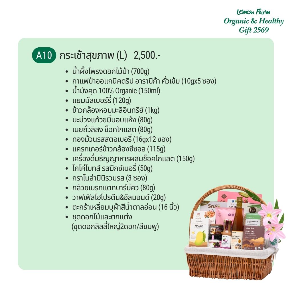 กระเช้าสุขภาพ A10 (L)