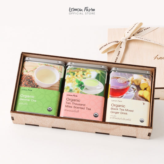 ชุดชาเบลนด์ Organic 3 ชนิด (รวม 18 ซอง)