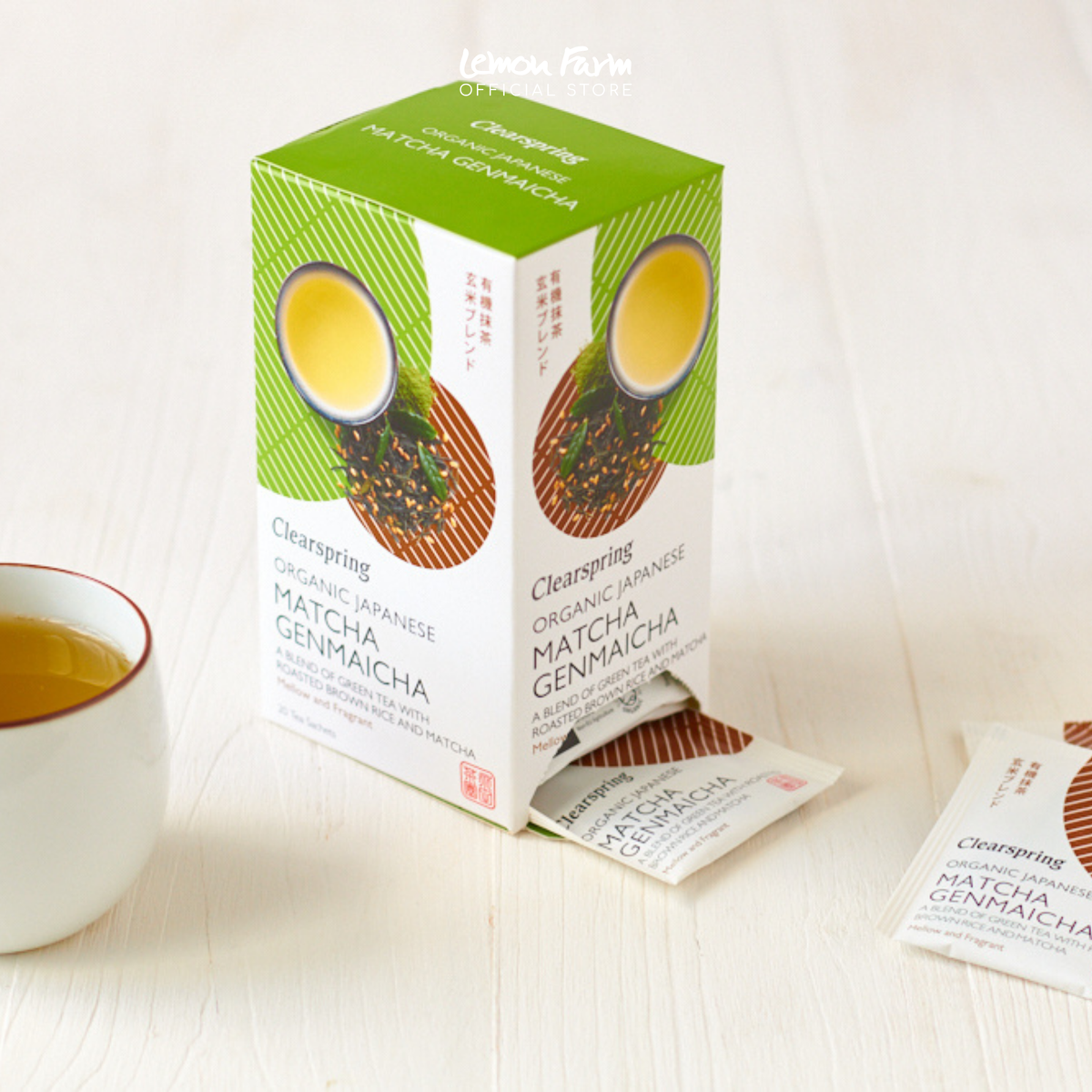 Organic Japanese Matcha Genmaicha - 20 Sachets (36g)