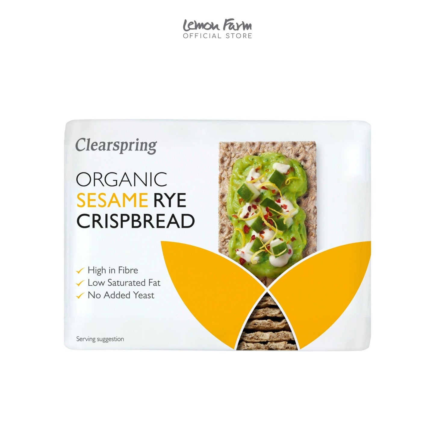 Organic Rye Crispbread - Sesame 200g