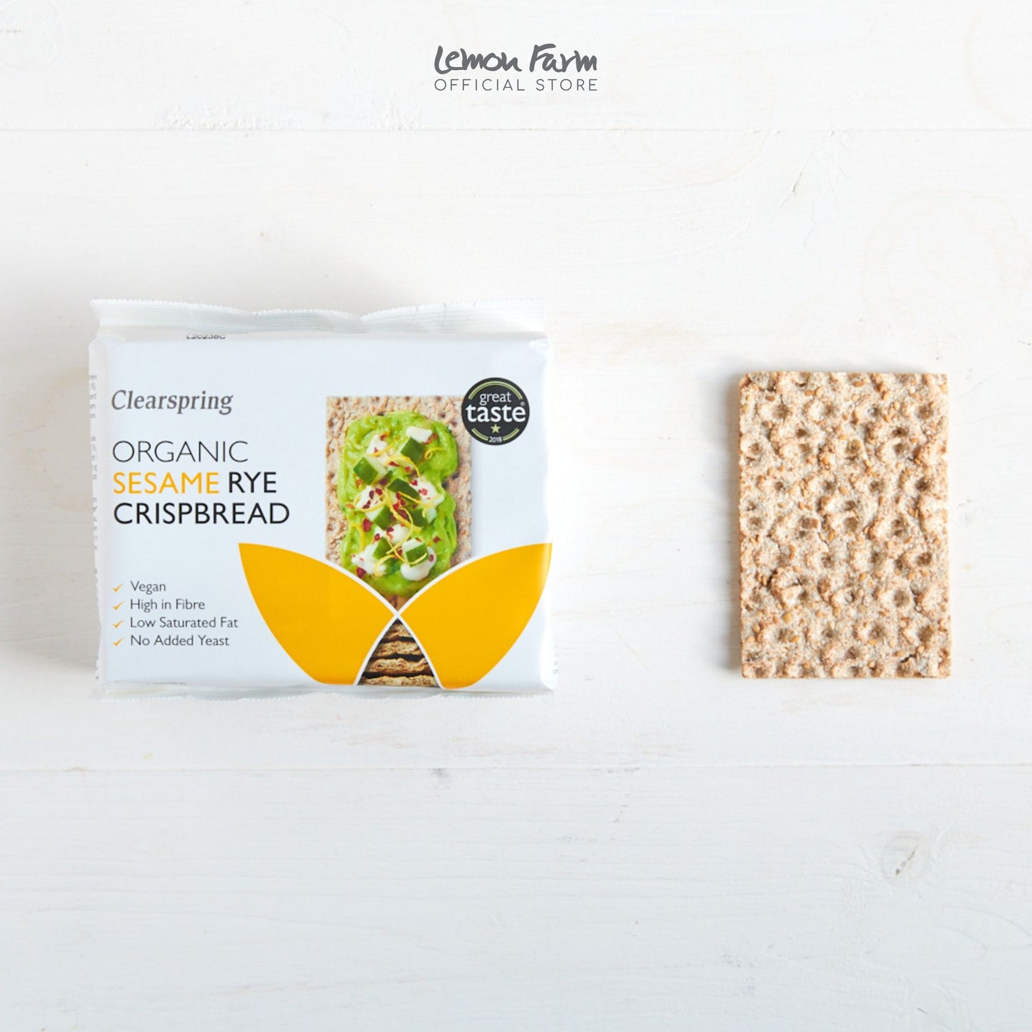 Organic Rye Crispbread - Sesame 200g
