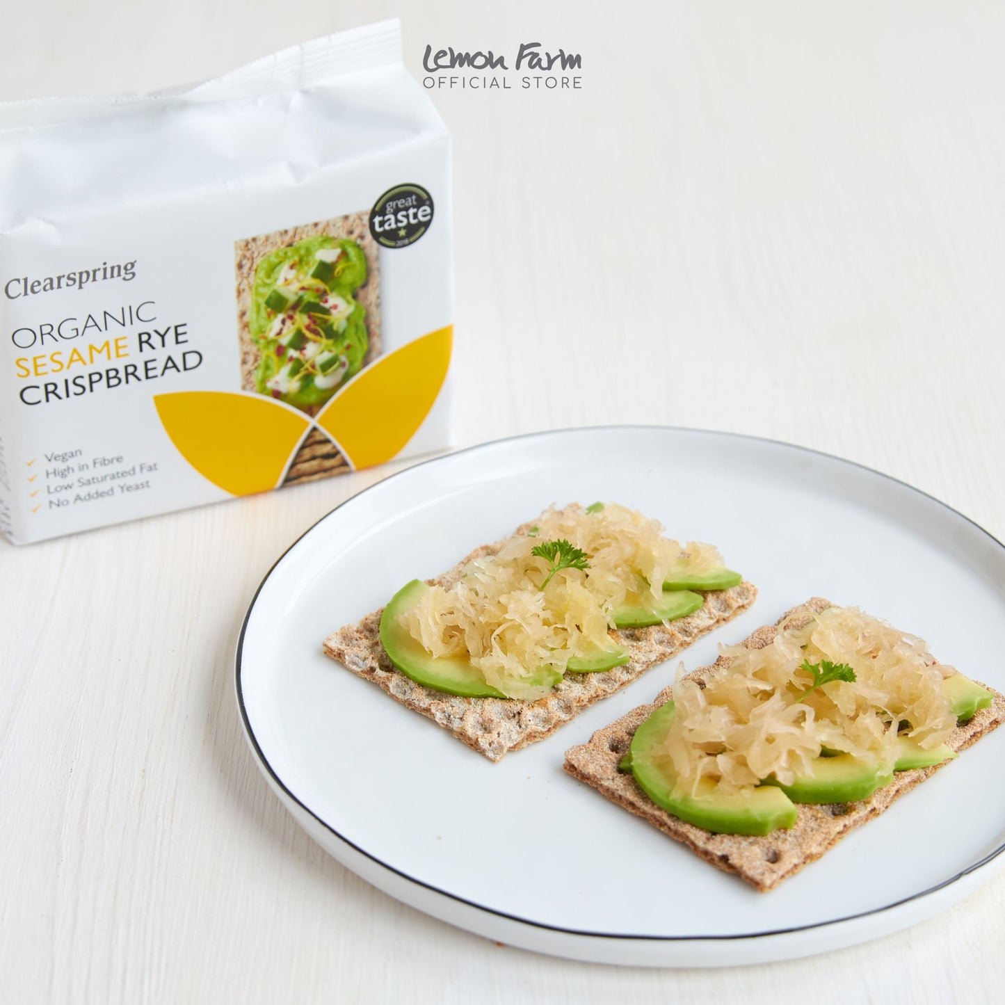 Organic Rye Crispbread - Sesame 200g