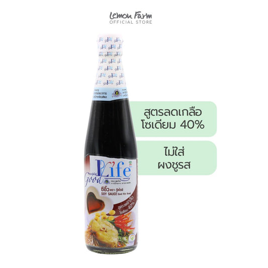 ซีอิ๊วสูตรลดโซเดียม 500 ml