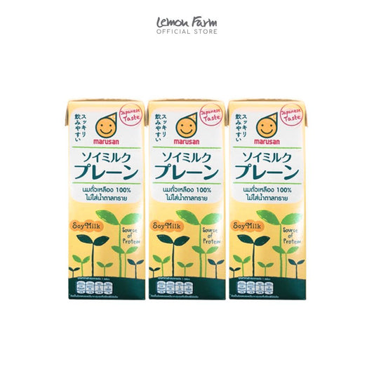 นมถั่วเหลือง สูตรไม่หวาน 250 ml x 3 กล่อง