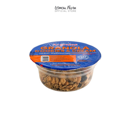 กราโนล่า คุกกี้แอนด์ครีม แบบถ้วยพร้อมทาน 38g