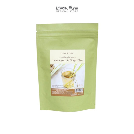 ชาสมุนไพรตะไคร้ผสมขิง 2g x 15ซอง