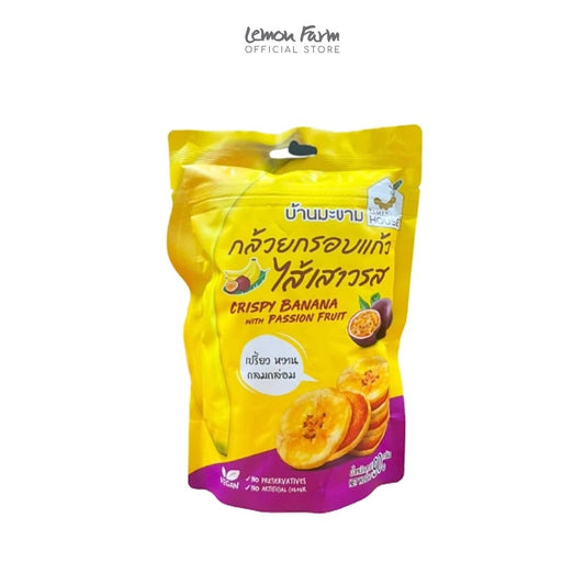 กล้วยกรอบแก้วไส้เสาวรส 90g