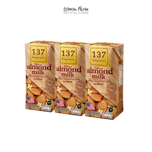นมอัลมอนด์สูตรดั้งเดิม 180 ml x 3 กล่อง