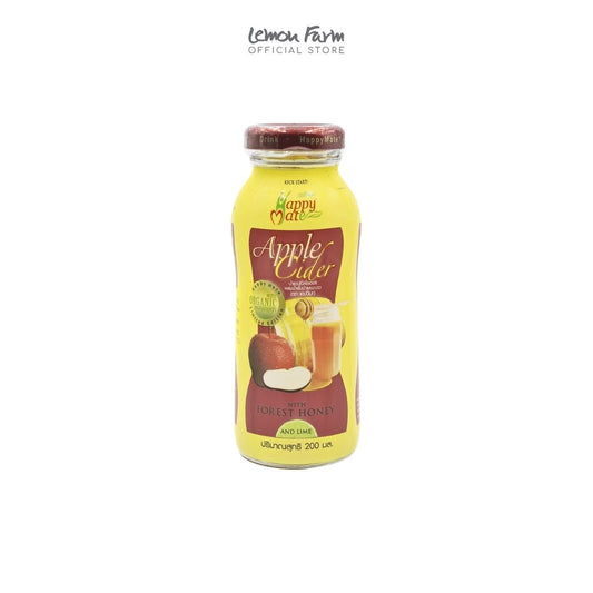 น้ำแอปเปิ้ลไซเดอร์ผสมน้ำผึ้งป่าและมะนาว 200ml