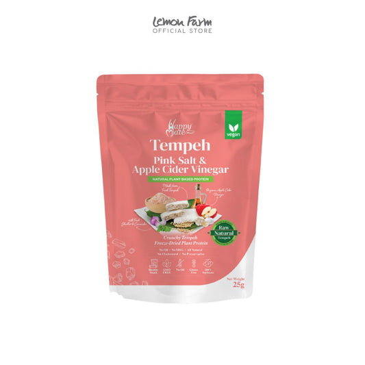 เทมเป้กรอบ รสเกลือชมพูและแอปเปิ้ลไซเดอร์ 25 g