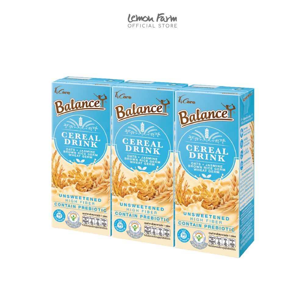 เครื่องดื่มน้ำจมูกข้าวสูตรน้ำตาลน้อย (180 ml x 3 กล่อง)