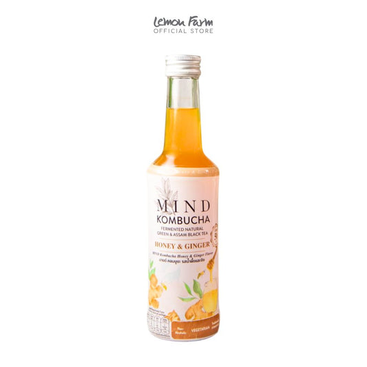 คอมบูชะรสขิงและน้ำผึ้ง 250ml