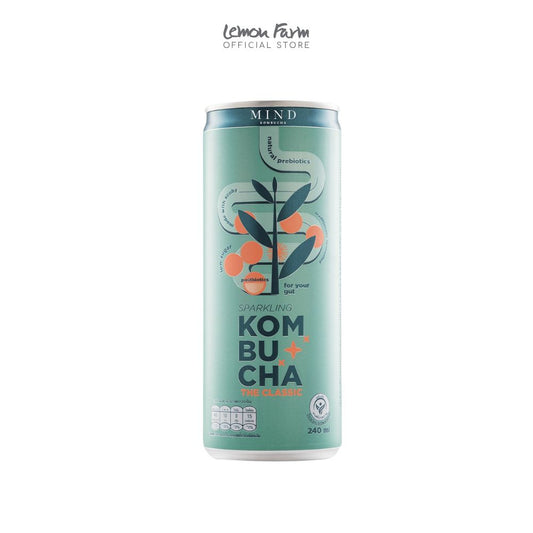 เครื่องดื่มชาหมักสโคบี้แบบสปาร์คกลิ้ง รสคลาสสิค 240 ml