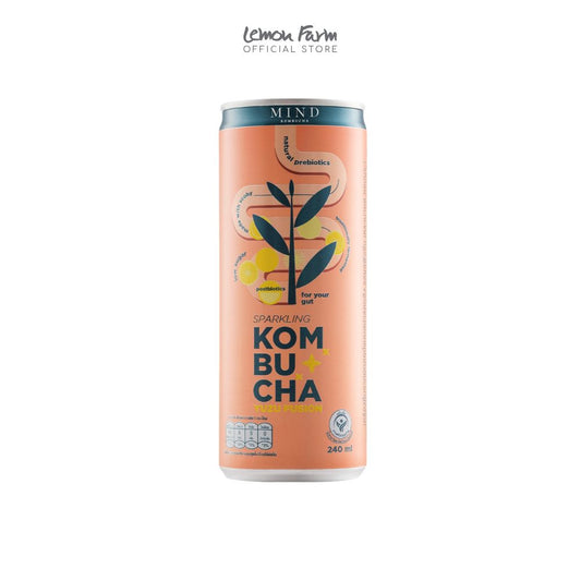 เครื่องดื่มชาหมักสโคบี้แบบสปาร์คกลิ้ง รสยุซุฟิวชั่น 240 ml