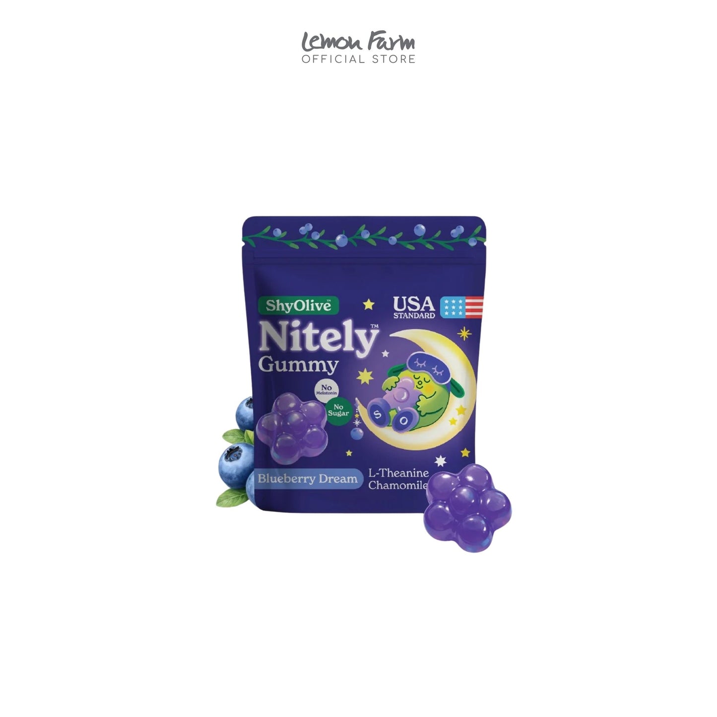 Nitely Gummy บลูเบอร์รี่ดรีมกัมมี่ 16g