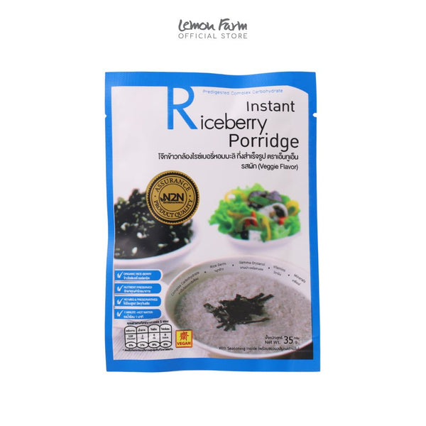 Riceberry Vegetable Porridge 35 g – Lemon Farm