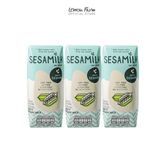 เซซามิลล์นมงาขาว 200 ml x 3 กล่อง