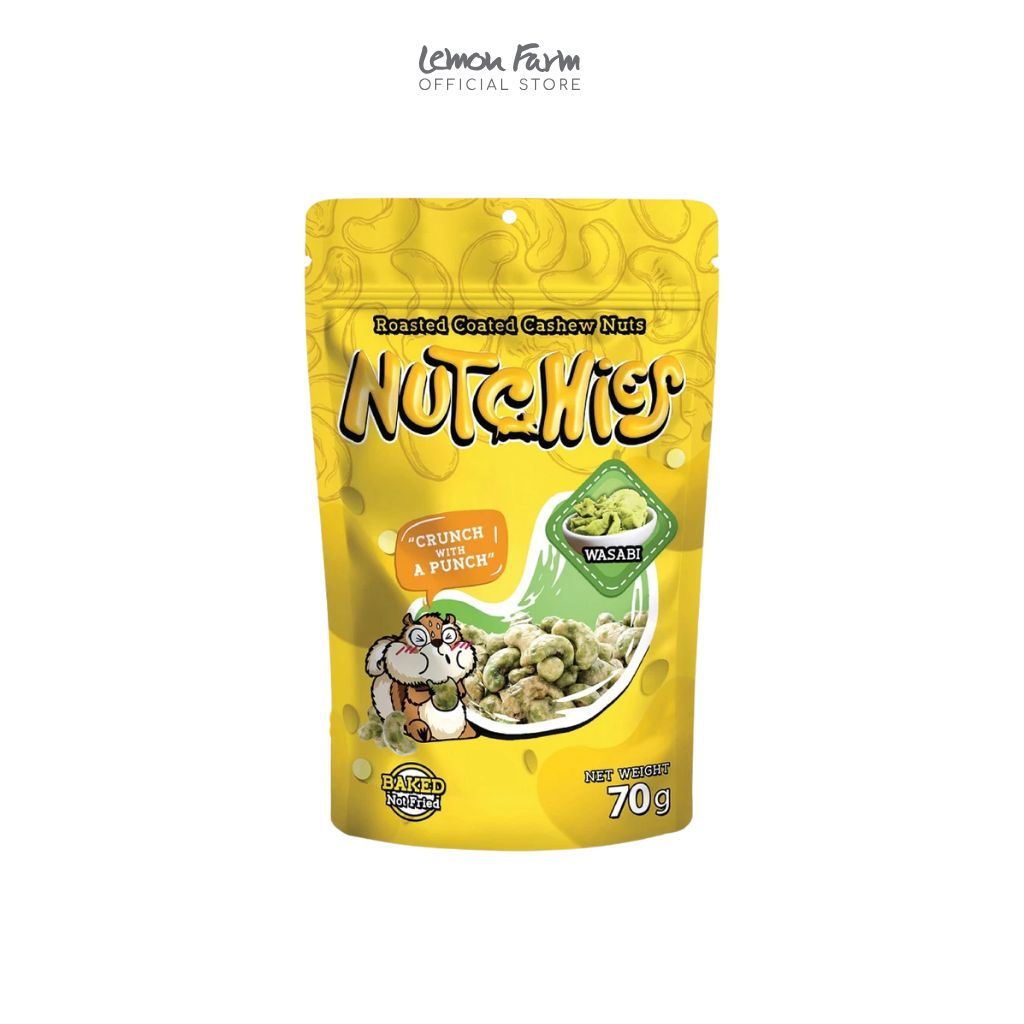 เมล็ดมะม่วงหิมพานต์อบกรอบรสวาซาบิ 70g