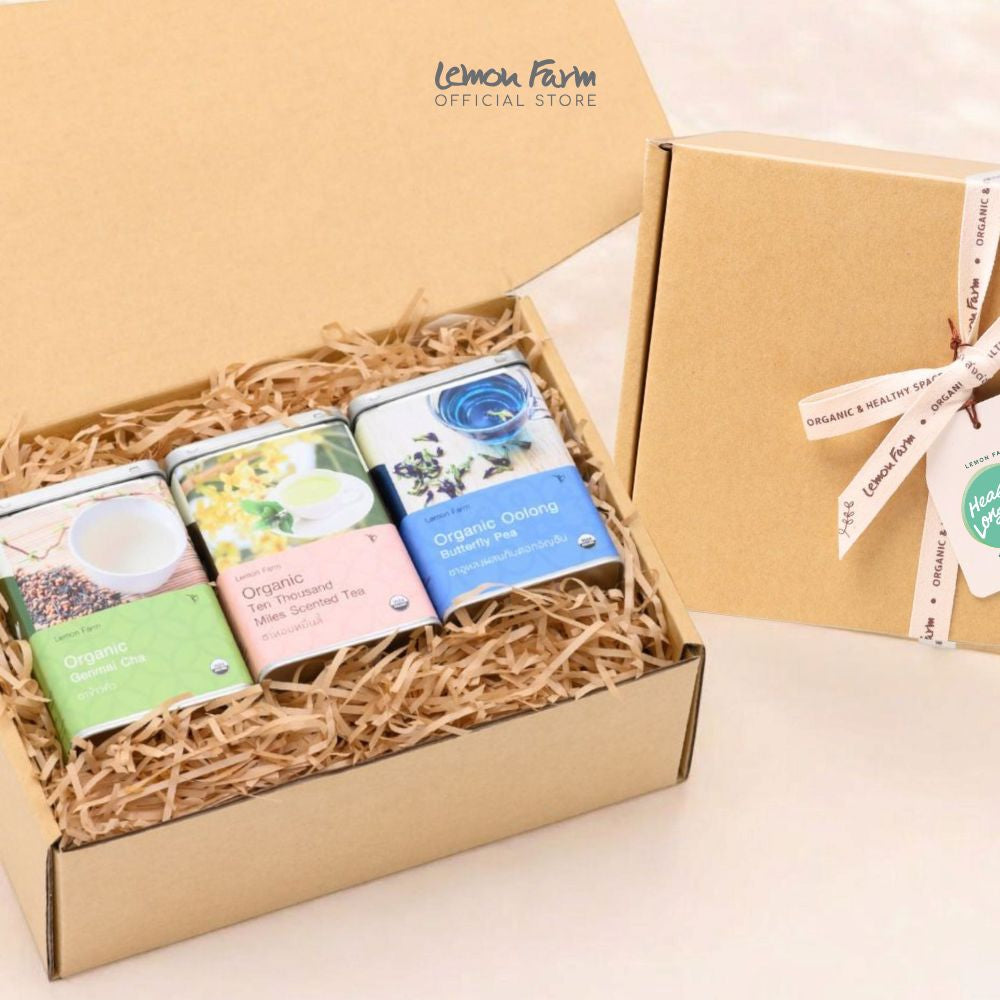 Organic Tea Blend Set: 3 organic tea blends (18 sachets total)
